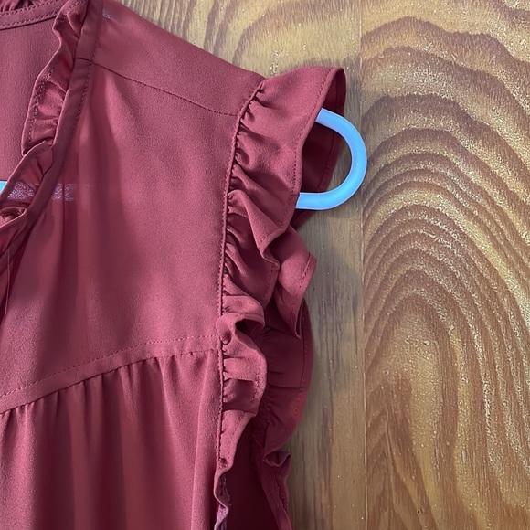 Loft Ruffle Cap Sleeve Top - Picture 4 of 6